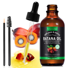VXHDAG Batana oil texture close-up highlighting lightweight, nutrient-rich oil