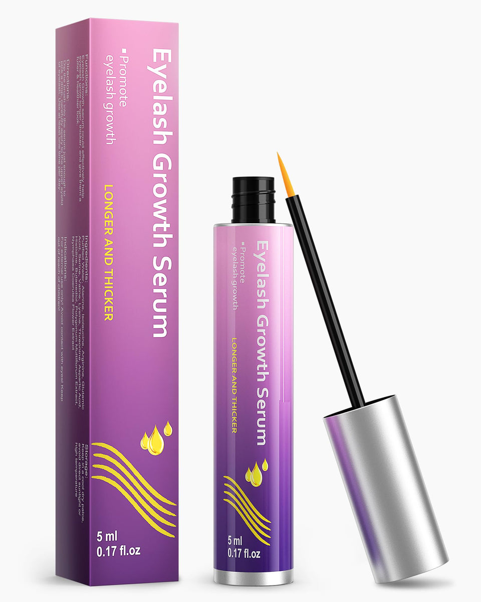Vxzit front packaging showing the 5ml lash serum and clear benefit