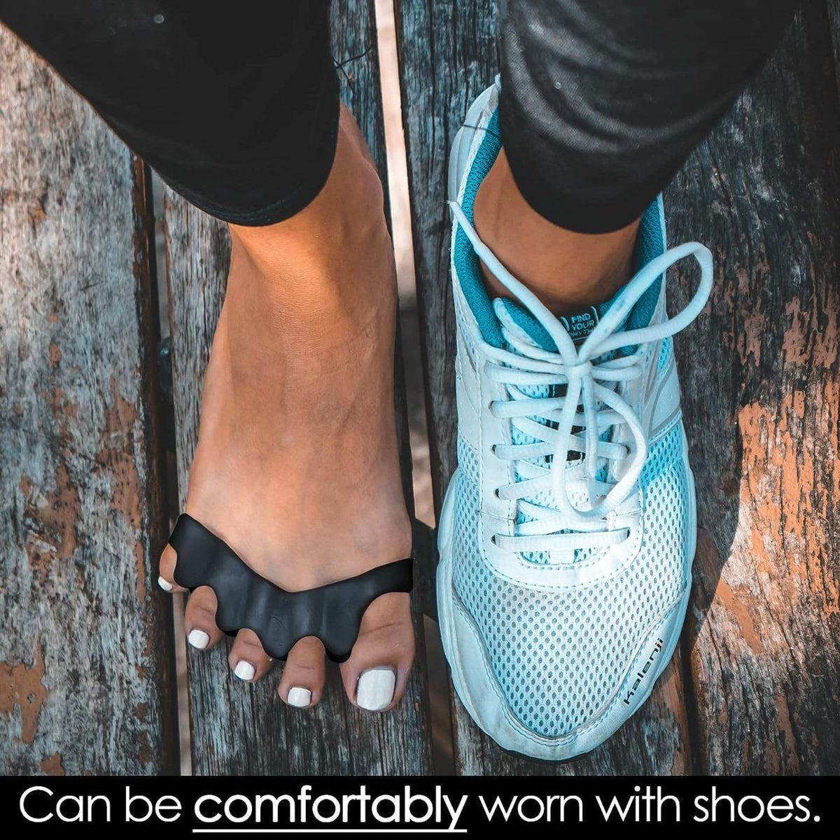 VYCE PrimalStep lifestyle shot walking on beach illustrating mobility and comfort
