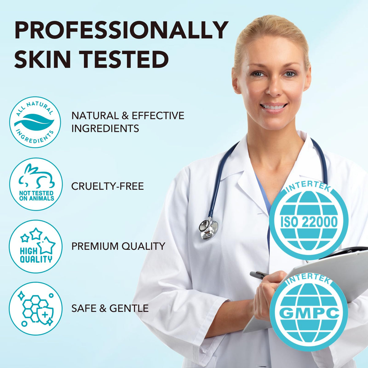 VZP illustrative before and after for improved skin tone