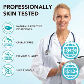 VZP illustrative before and after for improved skin tone