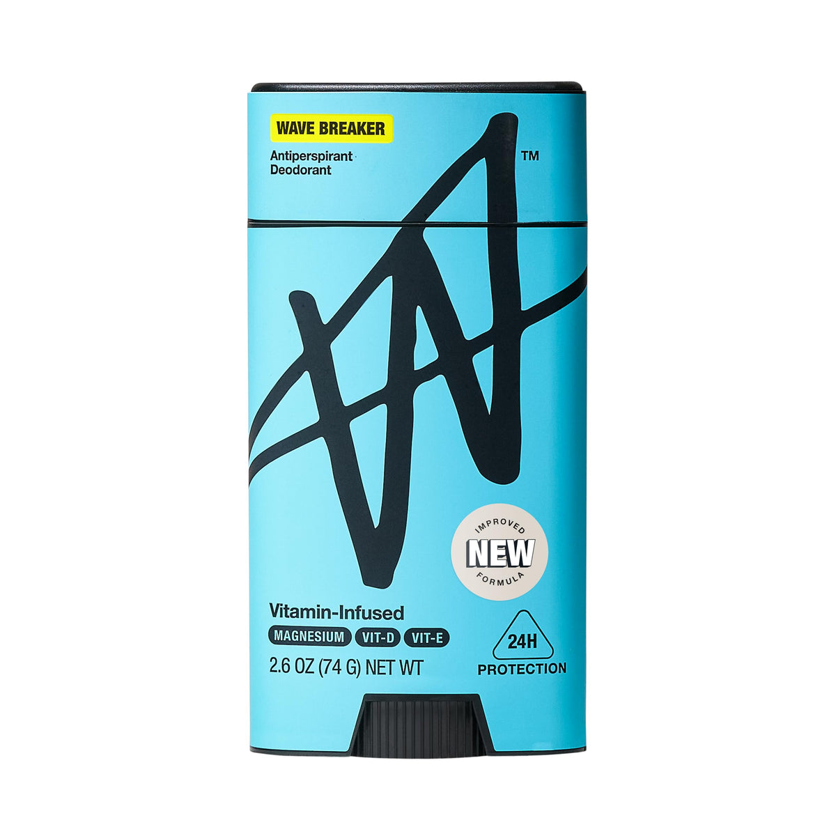 W Wave Breaker front packaging showing bold branding and scent benefits