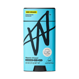 W Wave Breaker front packaging showing bold branding and scent benefits