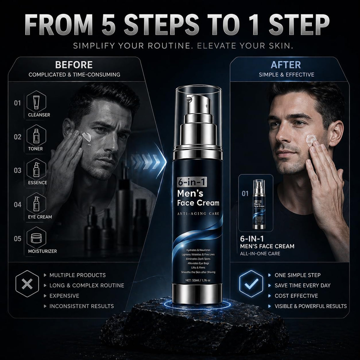 WAESKI tube inside gym bag, showing travel-ready daily care benefit