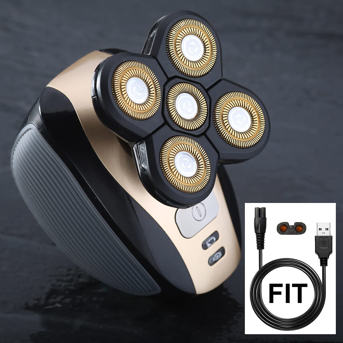WAHFOX close-up of shaver connector tip detailing precise fit and secure contact