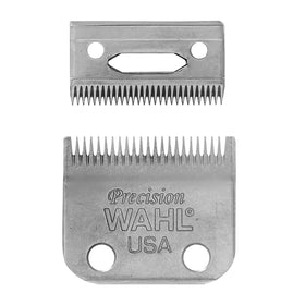 Wahl 1045 front view blade assembly showing precise fit and restored cutting