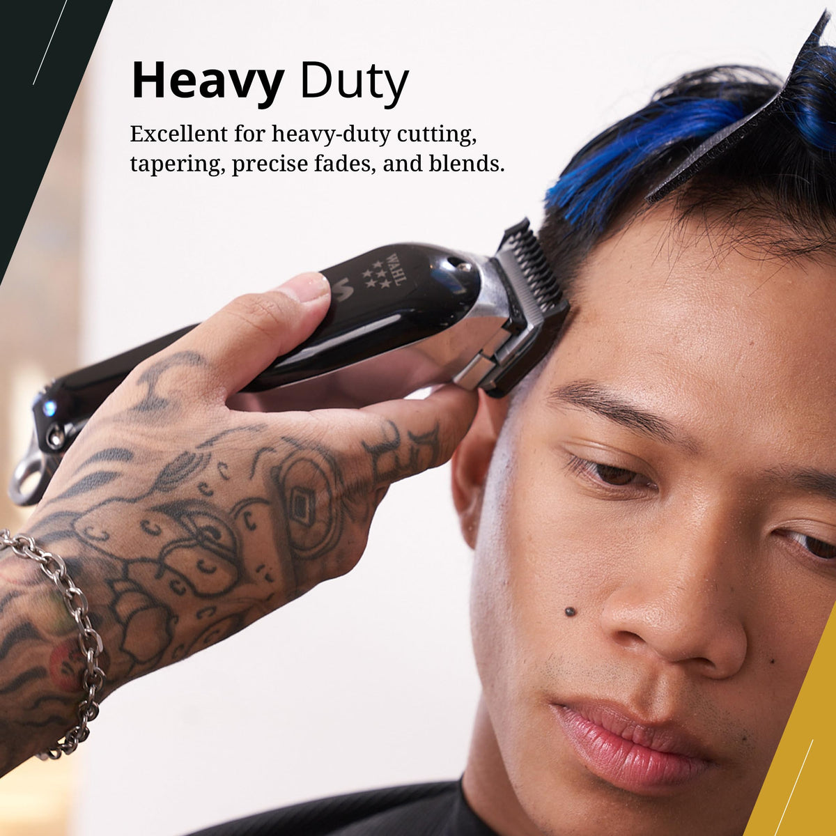 Wahl 2191 blade detail showing cutting edge for crisp fades and smooth blends