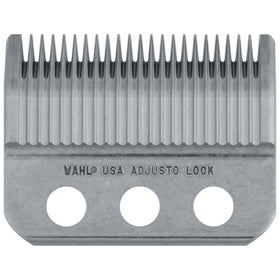 Wahl professional front view of 3-hole replacement blade showing fit and precision benefit