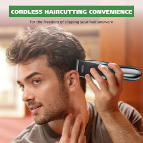 Wahl stainless-steel blade close-up demonstrating sharp durable edge
