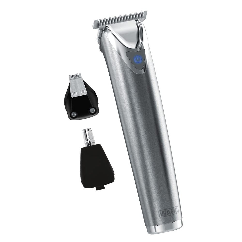 Wahl 9818A front view showing stainless steel finish and controls, trustworthy precision