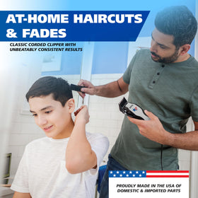 Wahl Anthem clipper in hand demonstrating size and ergonomic grip benefit