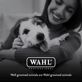 Wahl Arco packed in the soft storage case for safe travel and organized grooming on the go