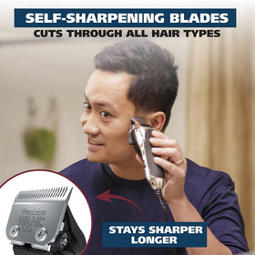Wahl Chrome Pro grip and adjustable taper lever enabling smooth blending control