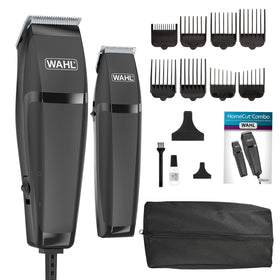 Wahl Combo Pro front view showing complete kit and accessories for easy home grooming