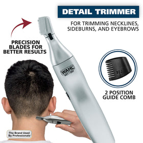Wahl close-up of detail head blades highlighting precision trimming