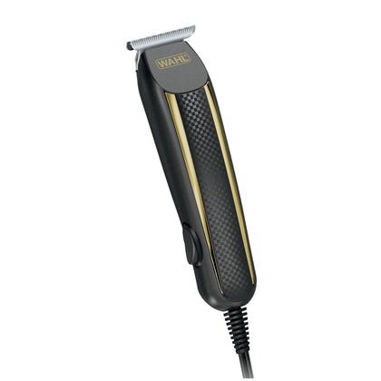 Wahl Edge Pro trimmer front view showing compact ergonomic body and corded design for steady power