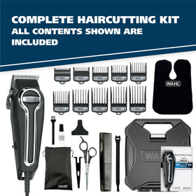 Wahl Elite Pro size comparison in hand showing compact, powerful corded design