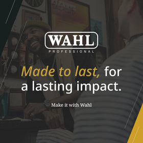 Wahl foil size scale next to coin demonstrating compact, precise fit