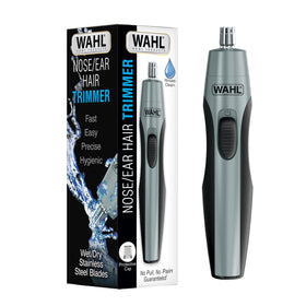 Wahl front view of trimmer showing compact travel-ready design and convenience