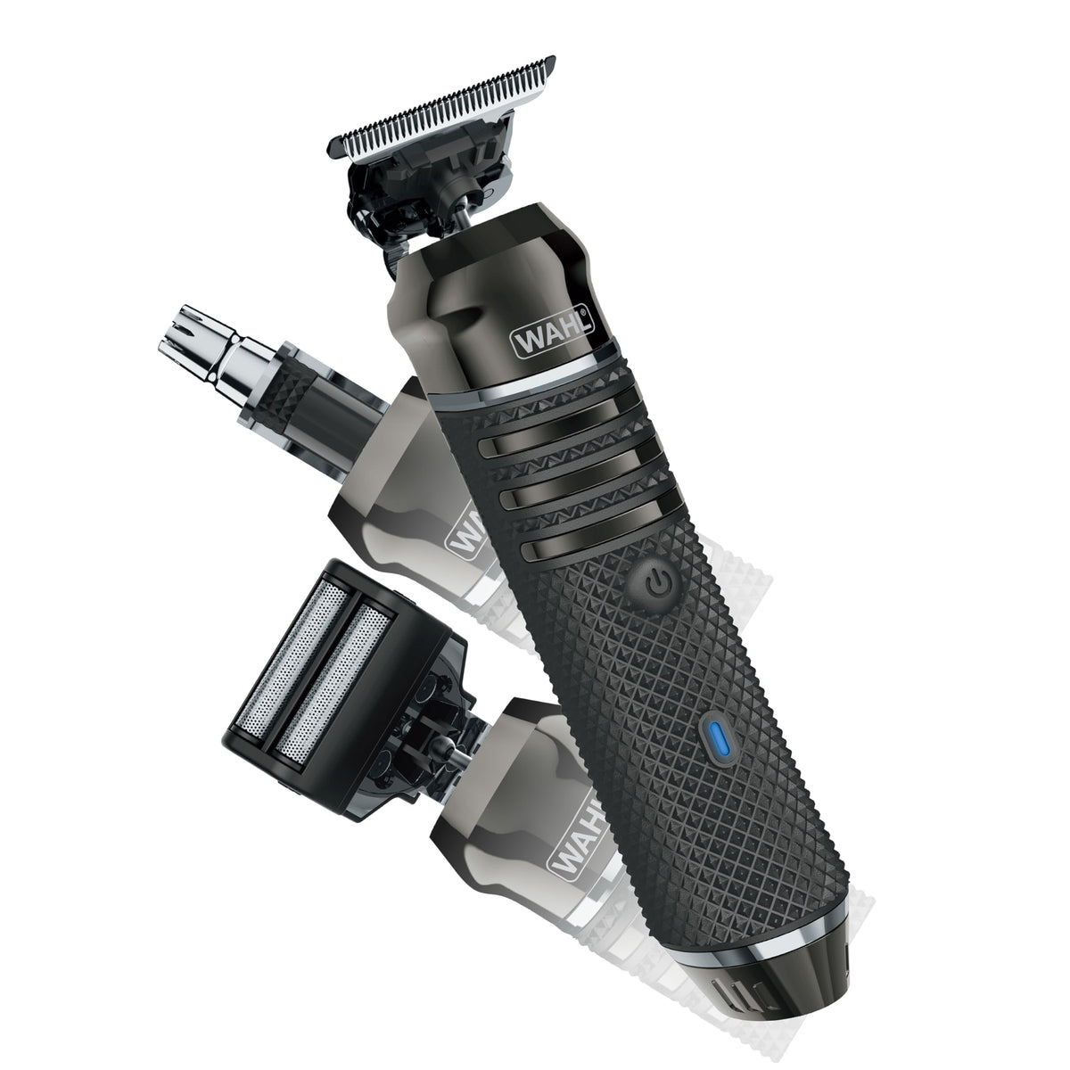 Wahl front view of skeleton trimmer showing visibility and control