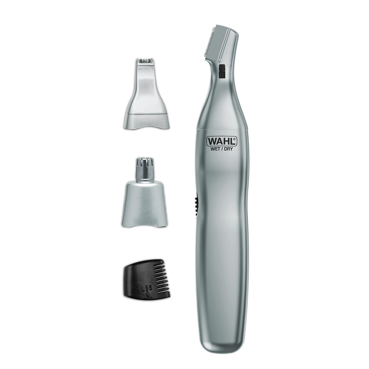 Wahl front view of trimmer showing compact design and portability