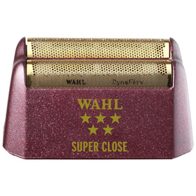 Wahl gold foil front view showing precise fit and improved shave quality