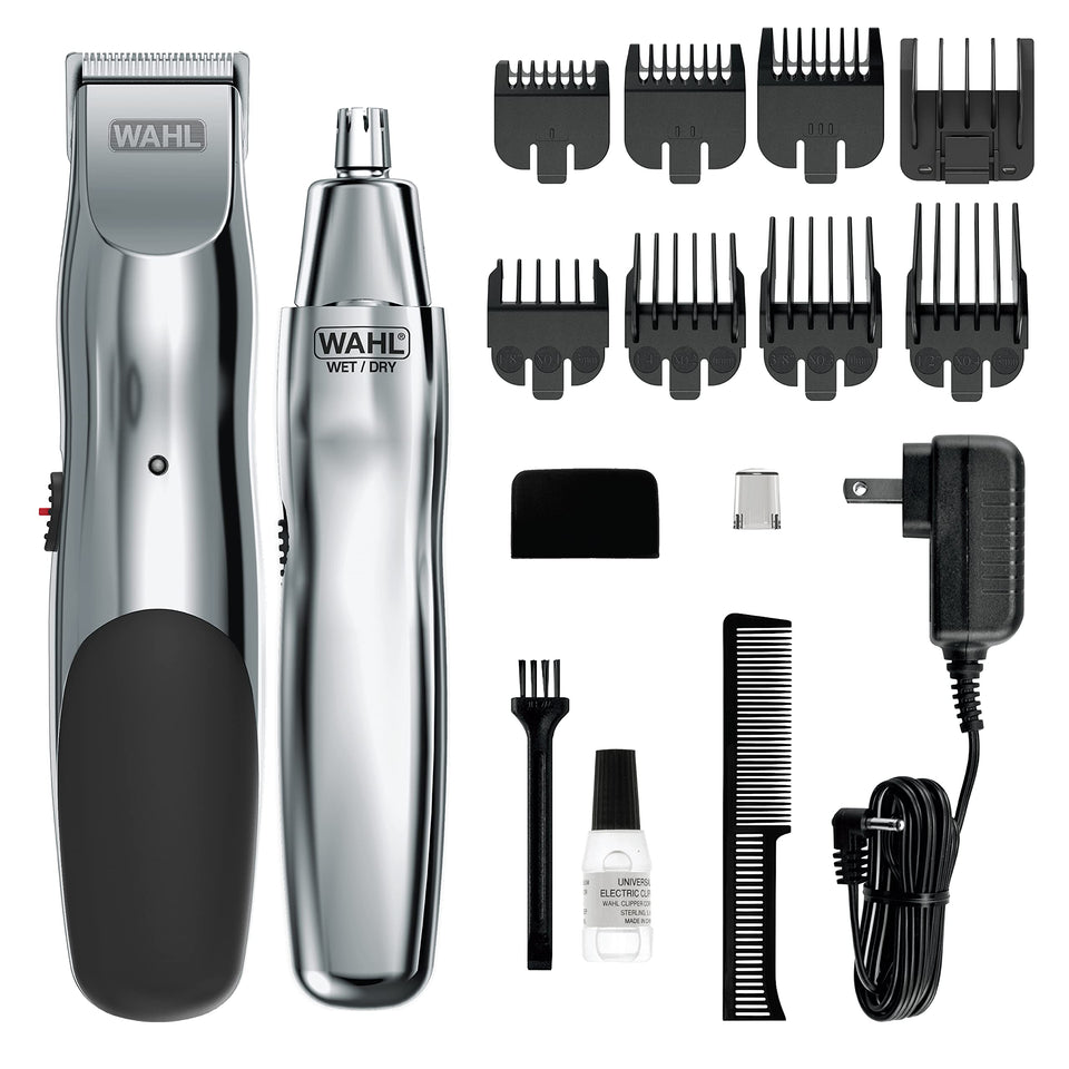 Wahl Groomsman front view showing trimmer and controls for easy styling