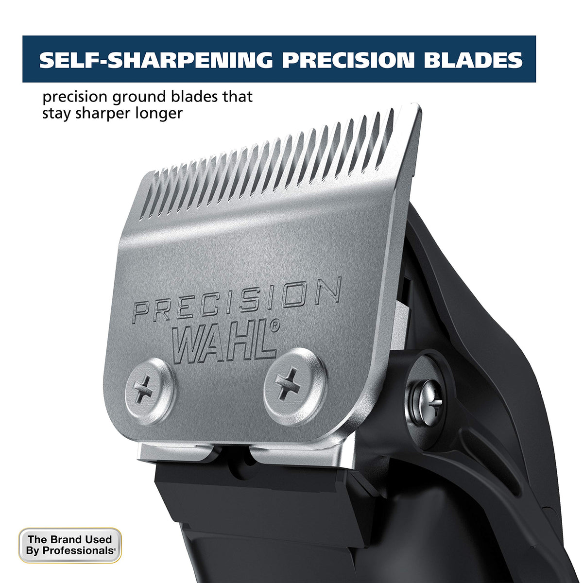 Wahl color-coded guards and accessories organized for easy length selection and styling