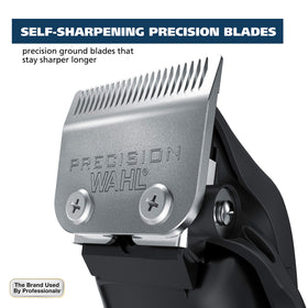 Wahl color-coded guards and accessories organized for easy length selection and styling
