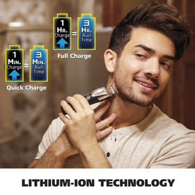 Wahl layout of guide combs and accessories for varied beard lengths and styles
