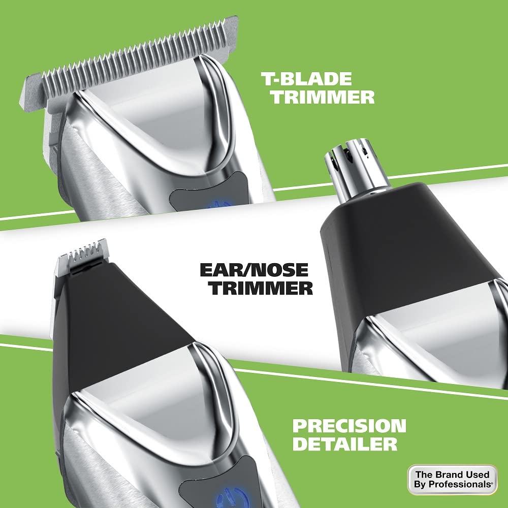 Wahl guide combs laid out to show available lengths for styling versatility