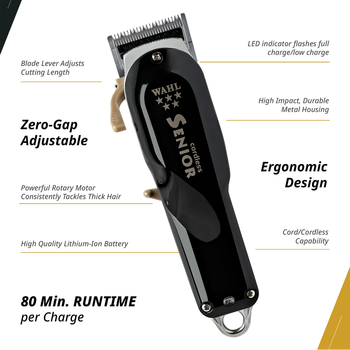Wahl clipper in use by barber creating a fade demonstrating reliable performance