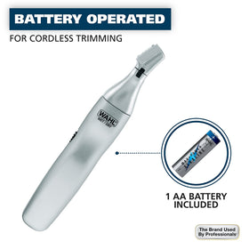 Wahl kit accessories laid out showing included battery and heads