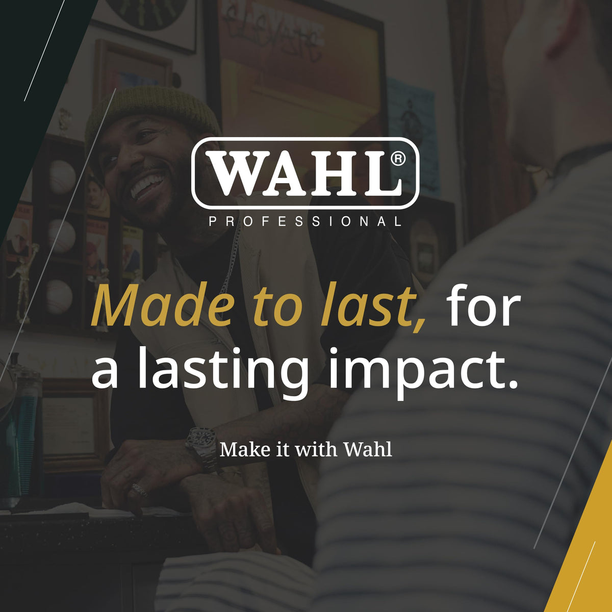 Wahl in-use by barber demonstrating professional-grade performance benefit
