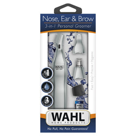 Wahl trimmer packed in travel pouch ready for grooming on the go