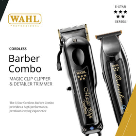 Wahl Professional Magic Clip blade close-up highlights durable coated edge for longer sharpness