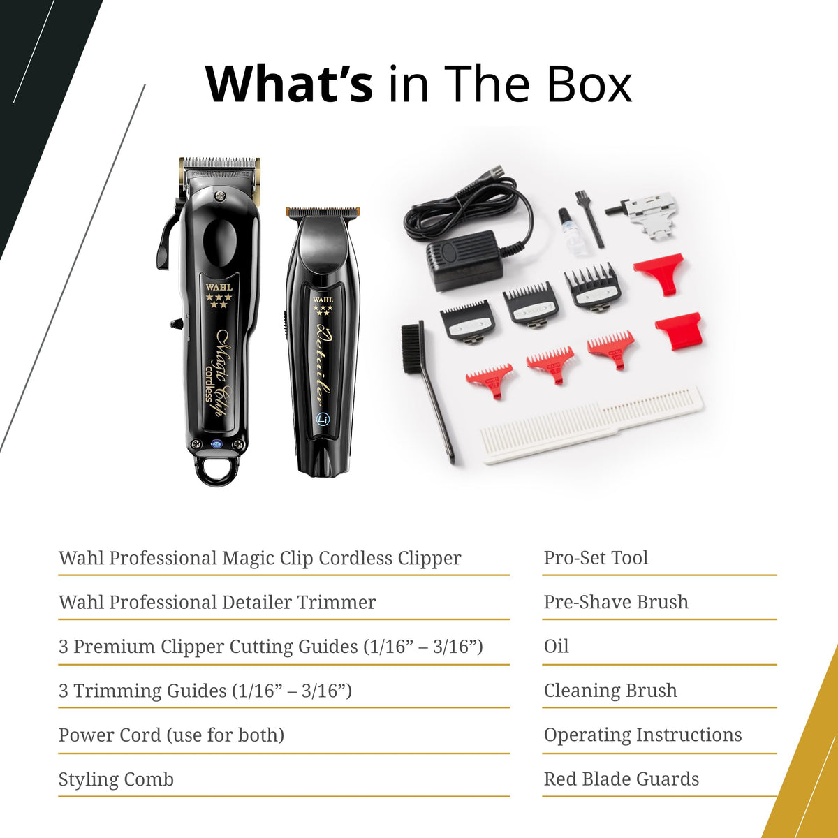 Wahl Professional Magic Clip side profile showing taper lever for controlled blending