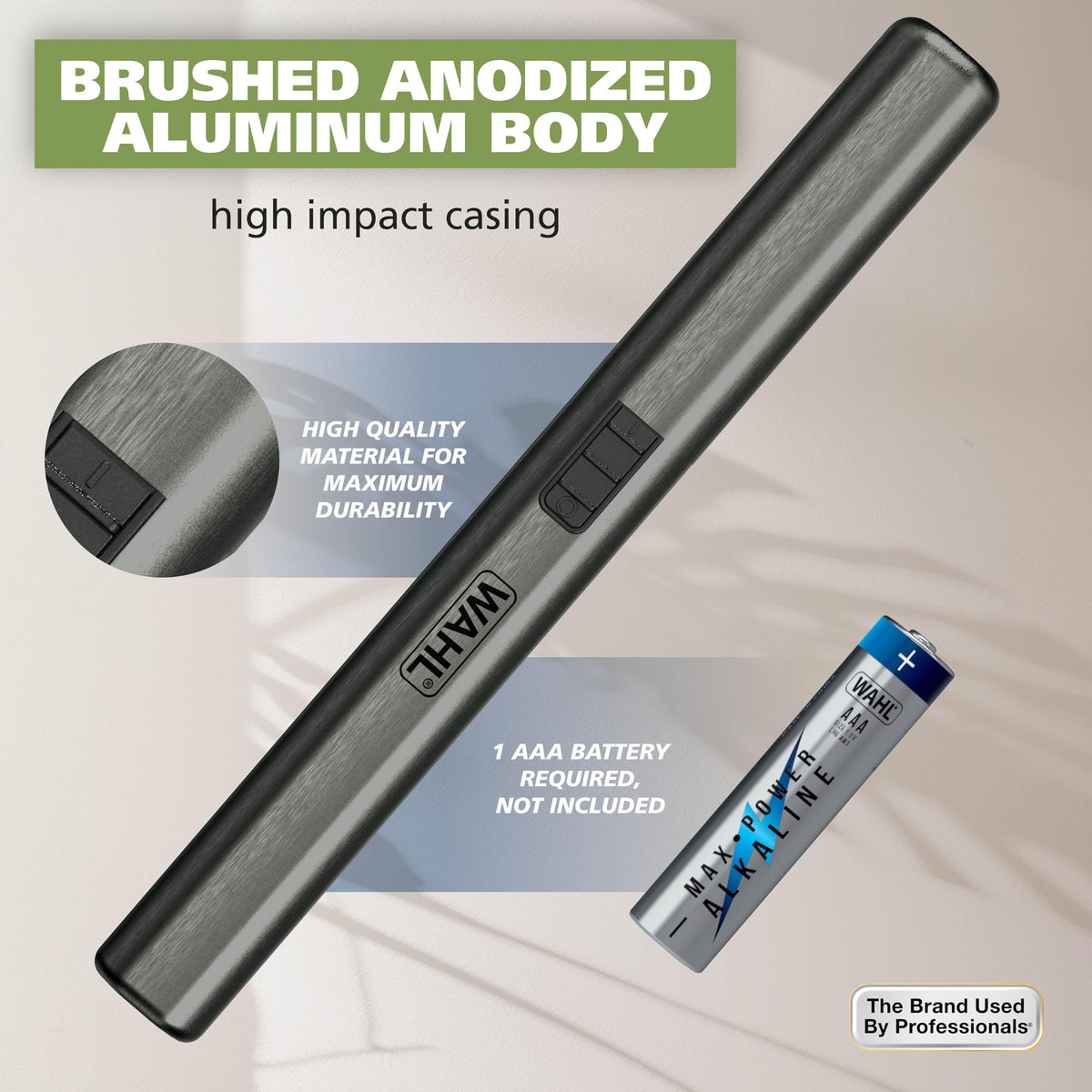 Wahl Micro Groomsman with eyebrow guide demonstrating consistent brow shaping benefit