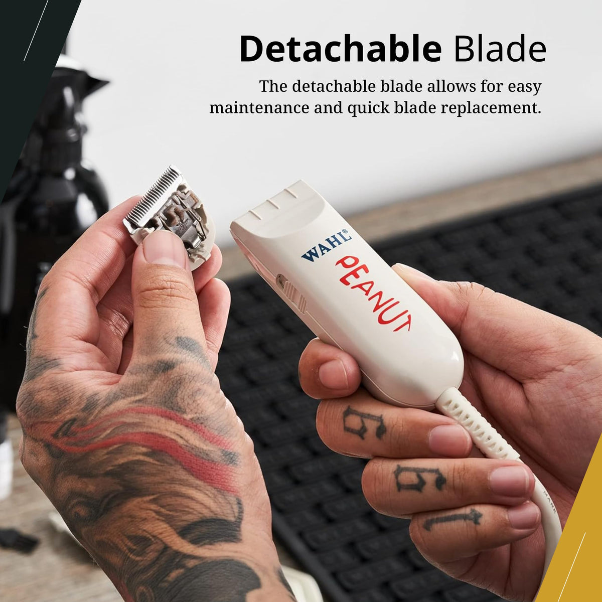 Wahl Professional side profile illustrating lightweight ergonomic shape for maneuverability