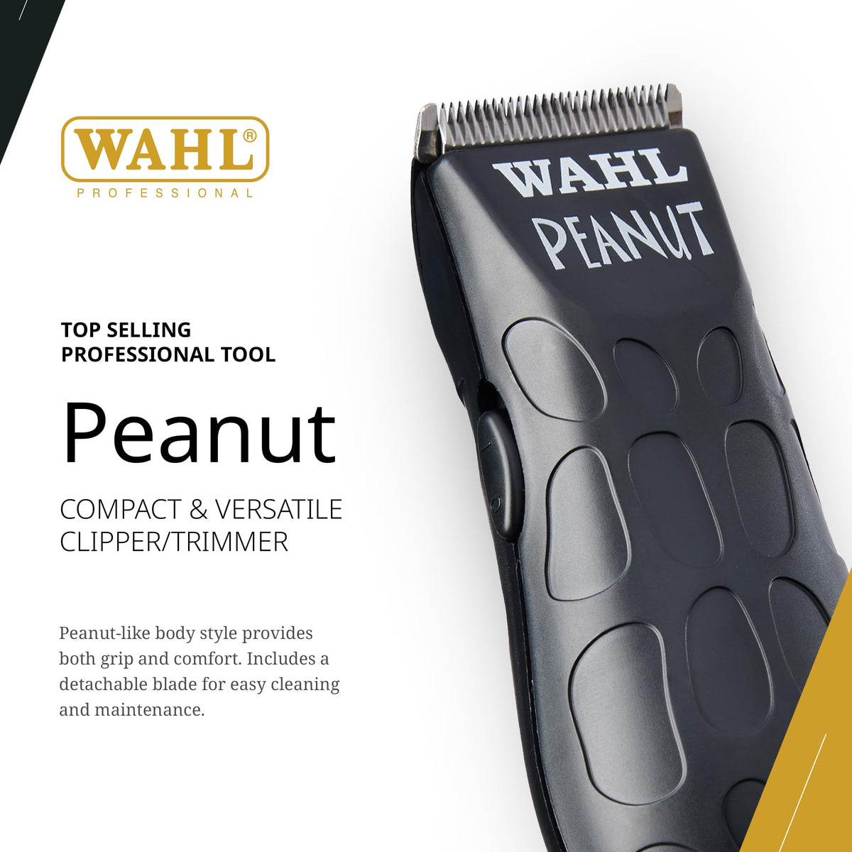 Wahl Professional peanut trimmer side profile illustrating ergonomic slim design