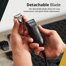 Wahl Professional peanut trimmer with guides showing length customization options