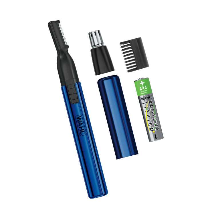 Wahl pen trimmer front view showing compact design and control