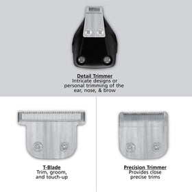 Wahl PowerPro t-blade closeup showing sharp teeth for crisp edging