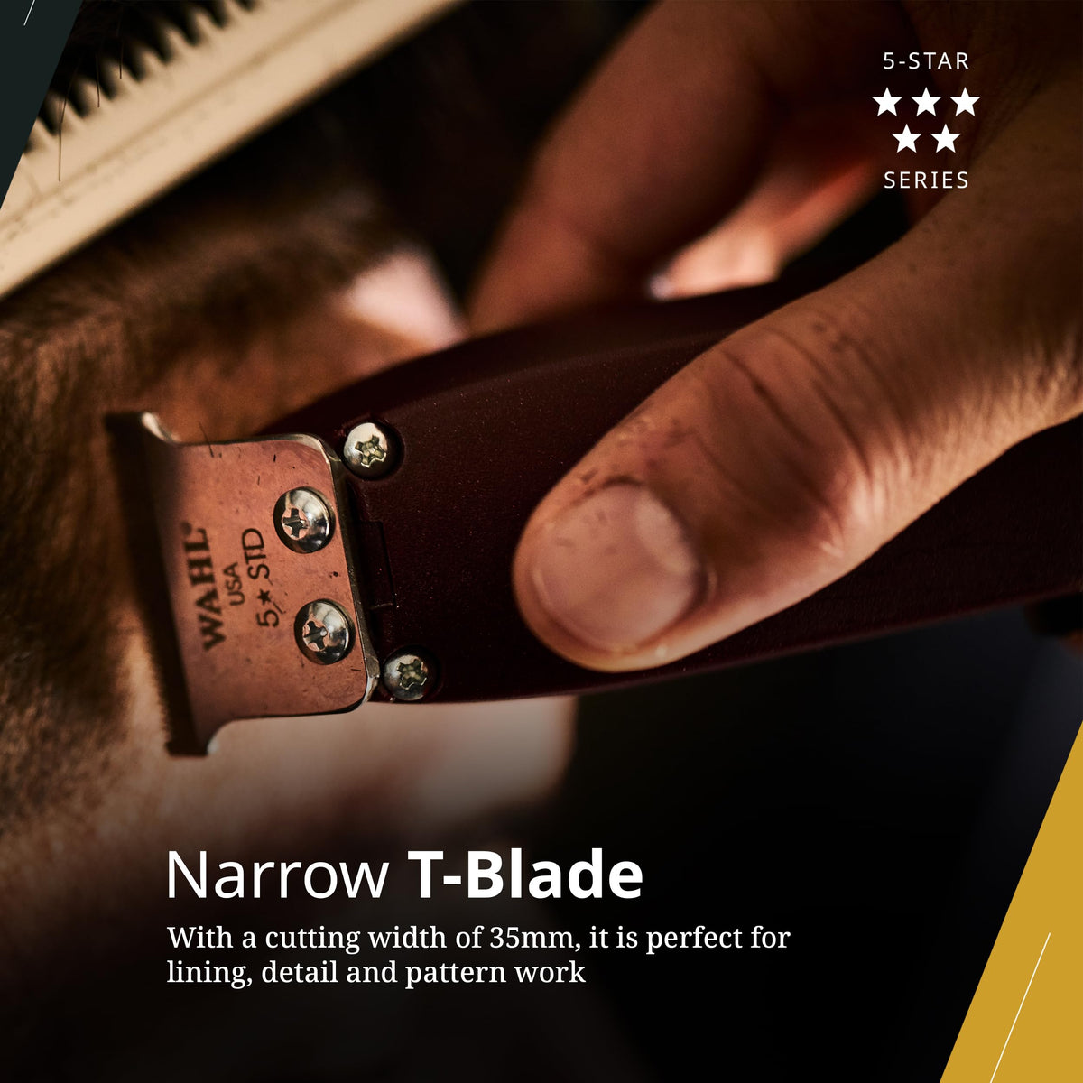 Wahl Professional blade kit with oil and screws for easy installation benefit