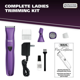 Wahl with travel pouch in suitcase for grooming on the go