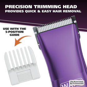 Wahl trimmer head close-up highlighting precise trimming performance