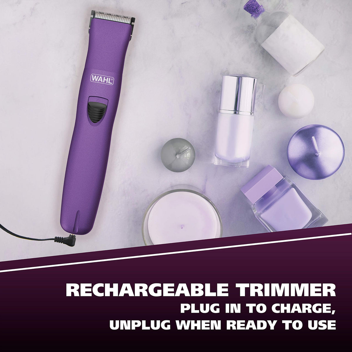 Wahl kit with guide combs, oil, brush, charger for ready grooming