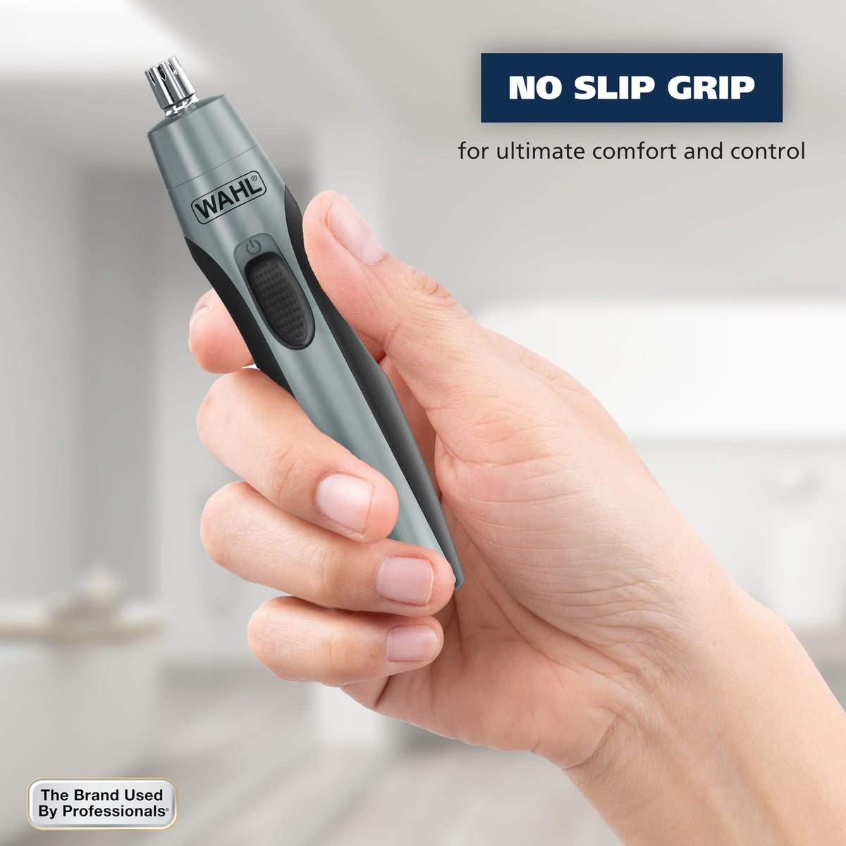 Wahl rinseable trimming head under running water for quick hygienic cleaning