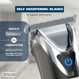 Wahl rotary nose and ear head close detail for hygienic trimming and easy rinsing