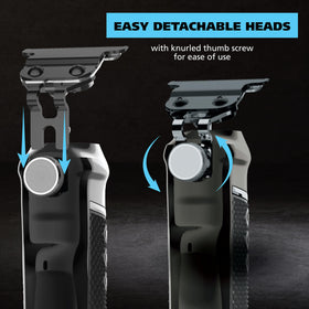Wahl rotary nose trimmer head displayed for hygienic trimming